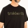 Trakker CR Logo T-Shirt Black Camo - Small