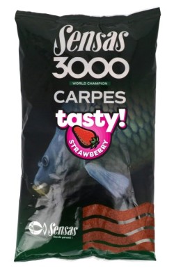 3000 CARP TASTY STRAWBERRY 1KG
