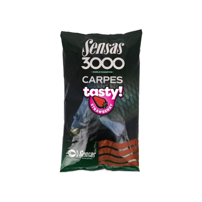 3000 CARP TASTY STRAWBERRY 1KG