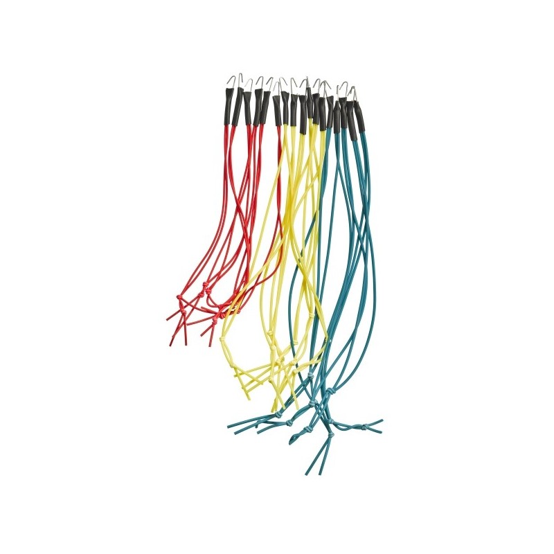 SET ATTACHES ELASTIQUES - 3X6PCS