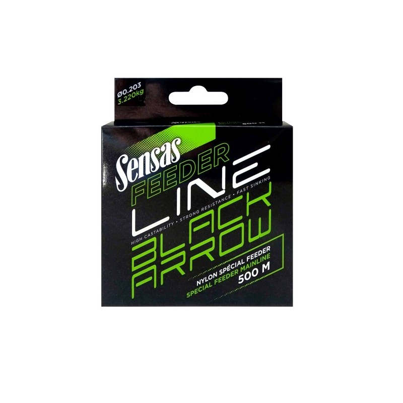 NYLON FEEDER BLACK ARROW 500M D.20,3MM