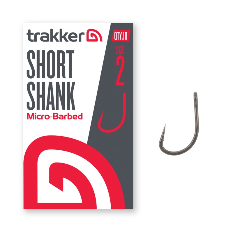 Trakker Short Shank Hooks Size 2 (Micro Barbed)