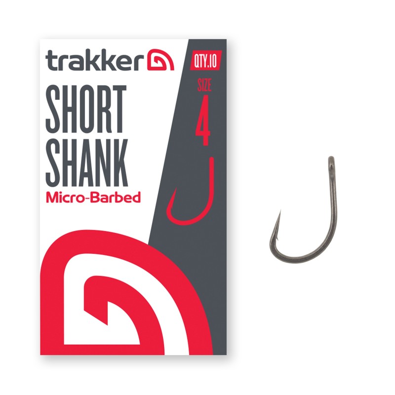 Trakker Short Shank Hooks Size 4 (Micro Barbed)