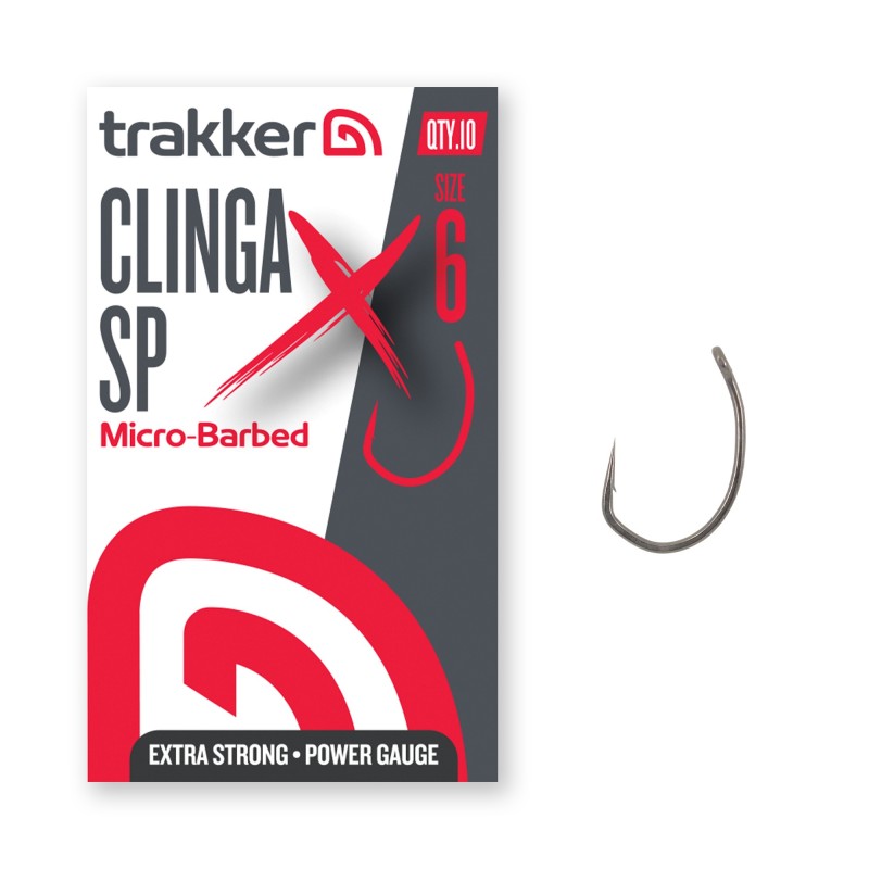 Trakker Clinga SP XS Hooks Size 6 (Micro Barbed)