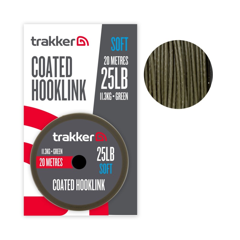 Trakker Soft Coated Hooklink (25lb)(11,3kg)(20m)