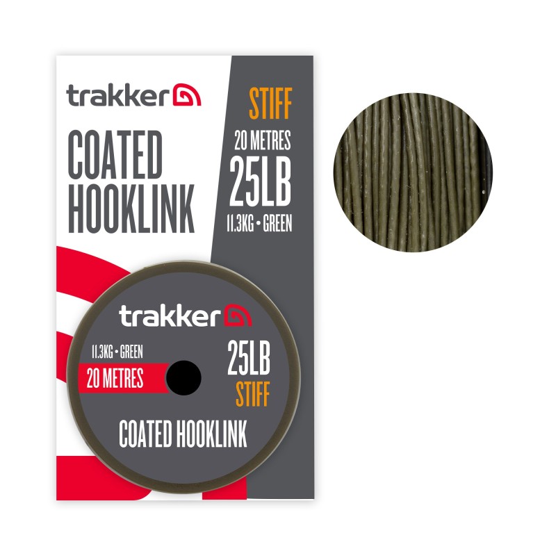Trakker Stiff Coated Hooklink (25lb)(11,3kg)(20m)