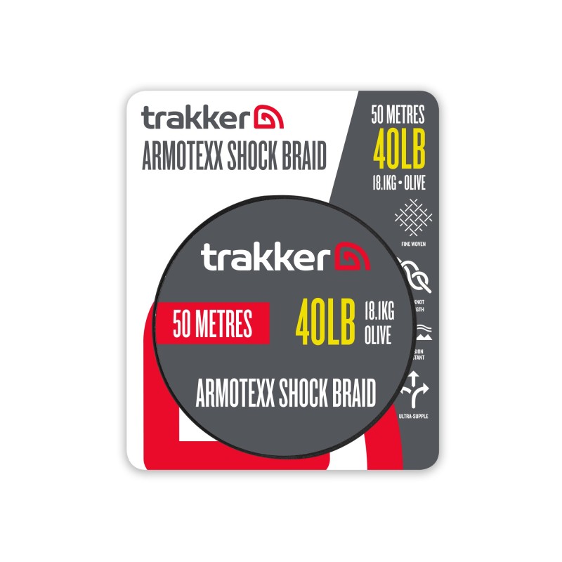 Trakker Armotexx Shock Braid (40lb) (18,1kg) (50m)