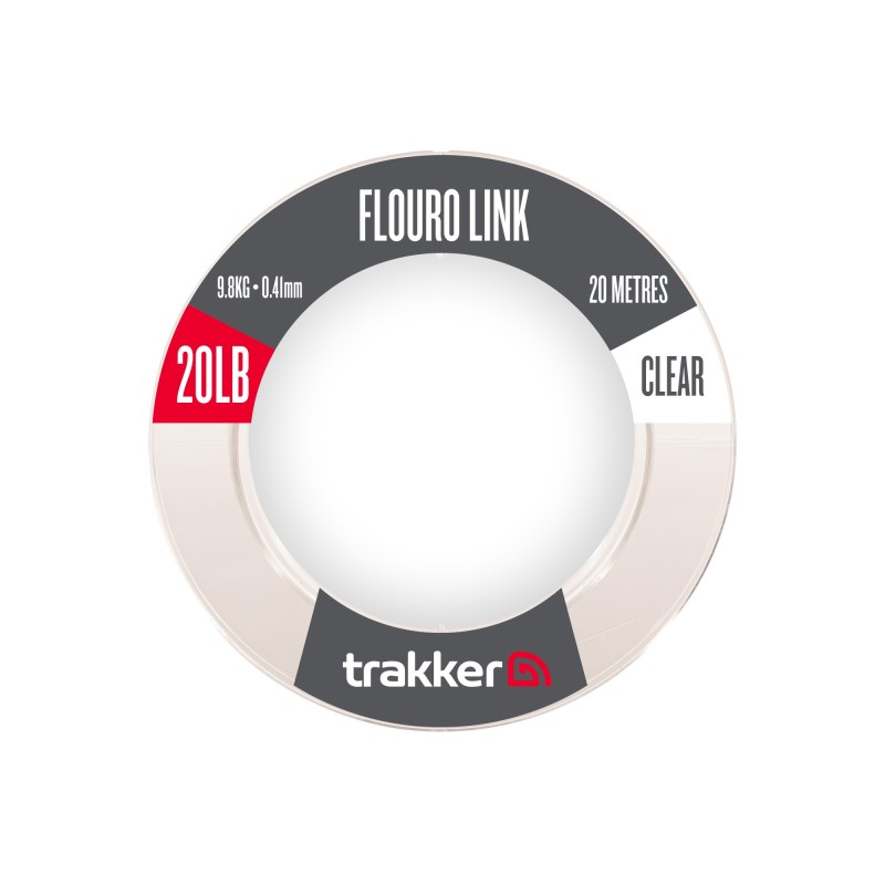 Trakker Fluoro Link (20lb)(9,80kg)(0,41mm)(20m)