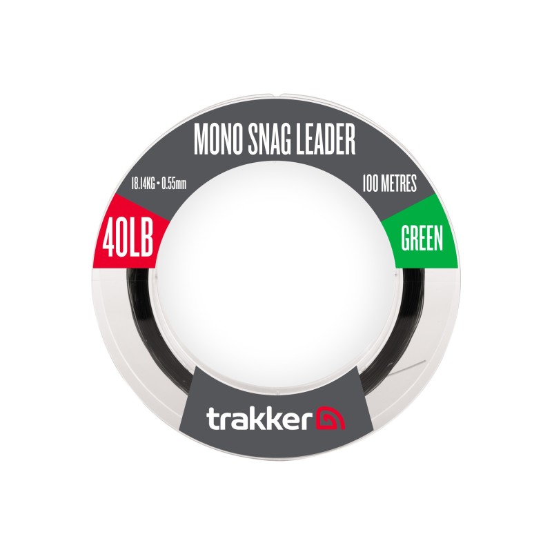 Trakker Snag Leader (40lb)(18,1kg)(0,55mm)(100m)(Green)