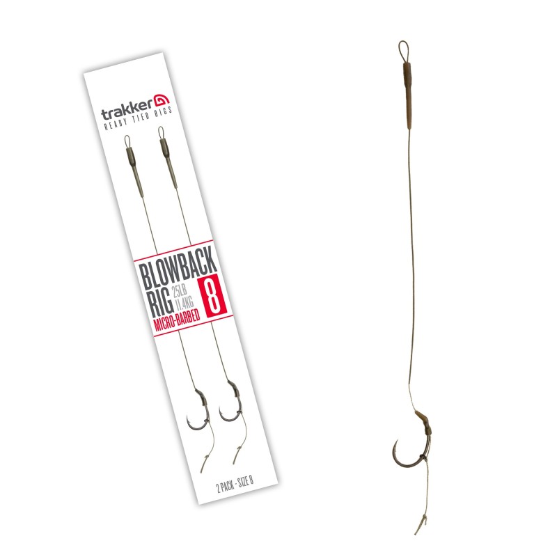 Trakker Blowback Rig 2 Pack Size 8 (Micro Barbed)
