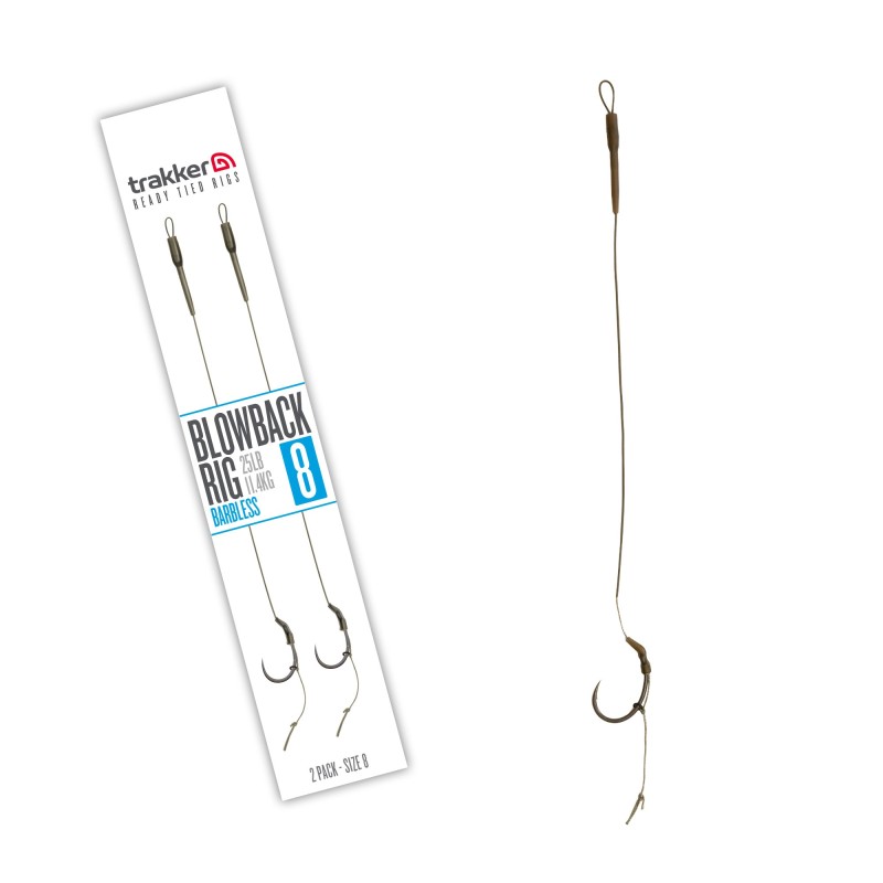 Trakker Blowback Rig 2 Pack Size 8 (Barbless) TPx5