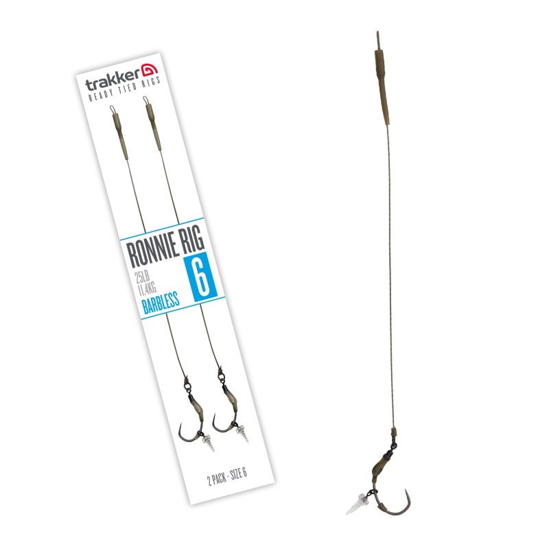 Trakker Ronnie Rig 2 Pack Size 6 (Barbless) TPx5