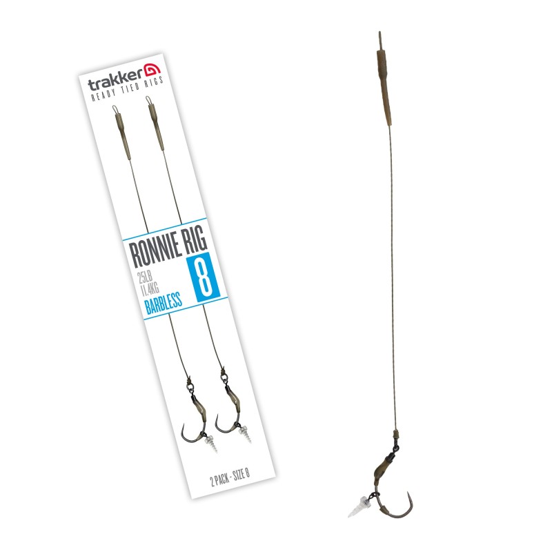 Trakker Ronnie Rig 2 Pack Size 8 (Barbless) TPx5