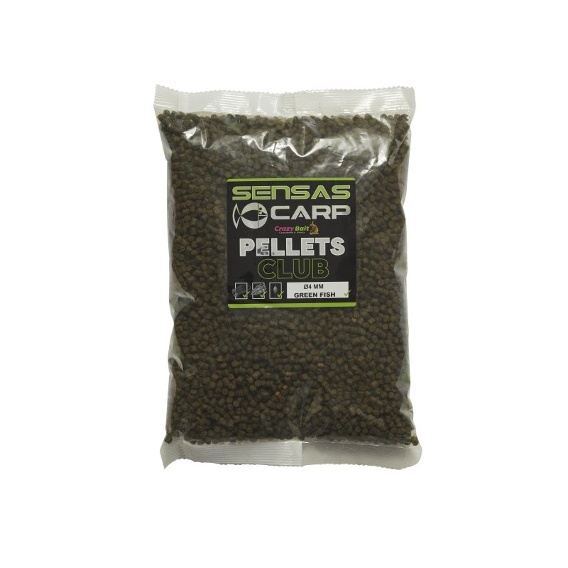 PELLETS CLUB VERT POISSON 4MM - 800G