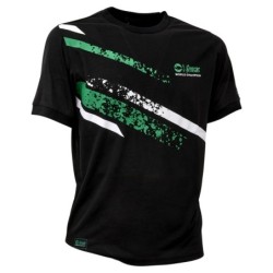 T SHIRT STRIPES BLACK S