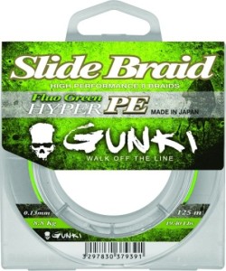 SLIDE BRAID 125 FLUO GREEN...