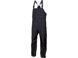 W6 RAIN BIBS L STEEL BLACK