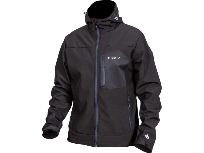 W4 SUPER DUTY SOFTSHELL JACKET L SEAL BLACK