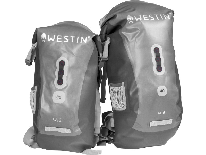 W6 ROLL-TOP BACKPACK SILVER/GREY 25L