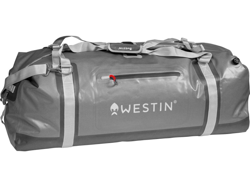 W6 ROLL-TOP DUFFELBAG SILVER/GREY LARGE