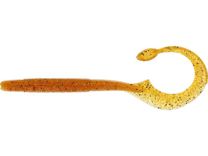 NED WORM CURL 12CM 3G MOTOROIL PEPPER 5PCS