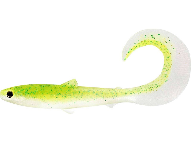 BULLTEEZ CURLTAIL 8CM 3G SPARKLING CHARTREUSE 3PCS
